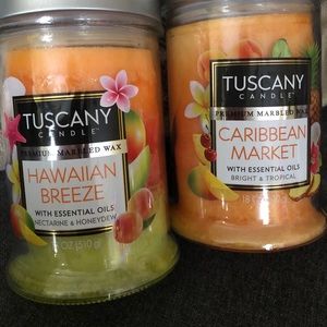 2 Tuscany candles
